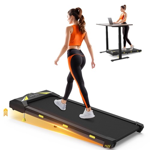 Walking Pad with Incline, 3 In 1 Under Desk Treadmill for Home and Office, Portable Treadmill with LED Display, Remote Control